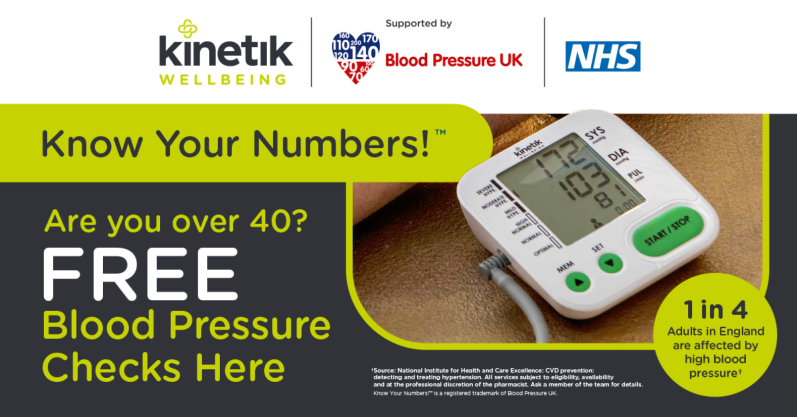 Free Blood Pressure Checks at Walkers Pharmacy